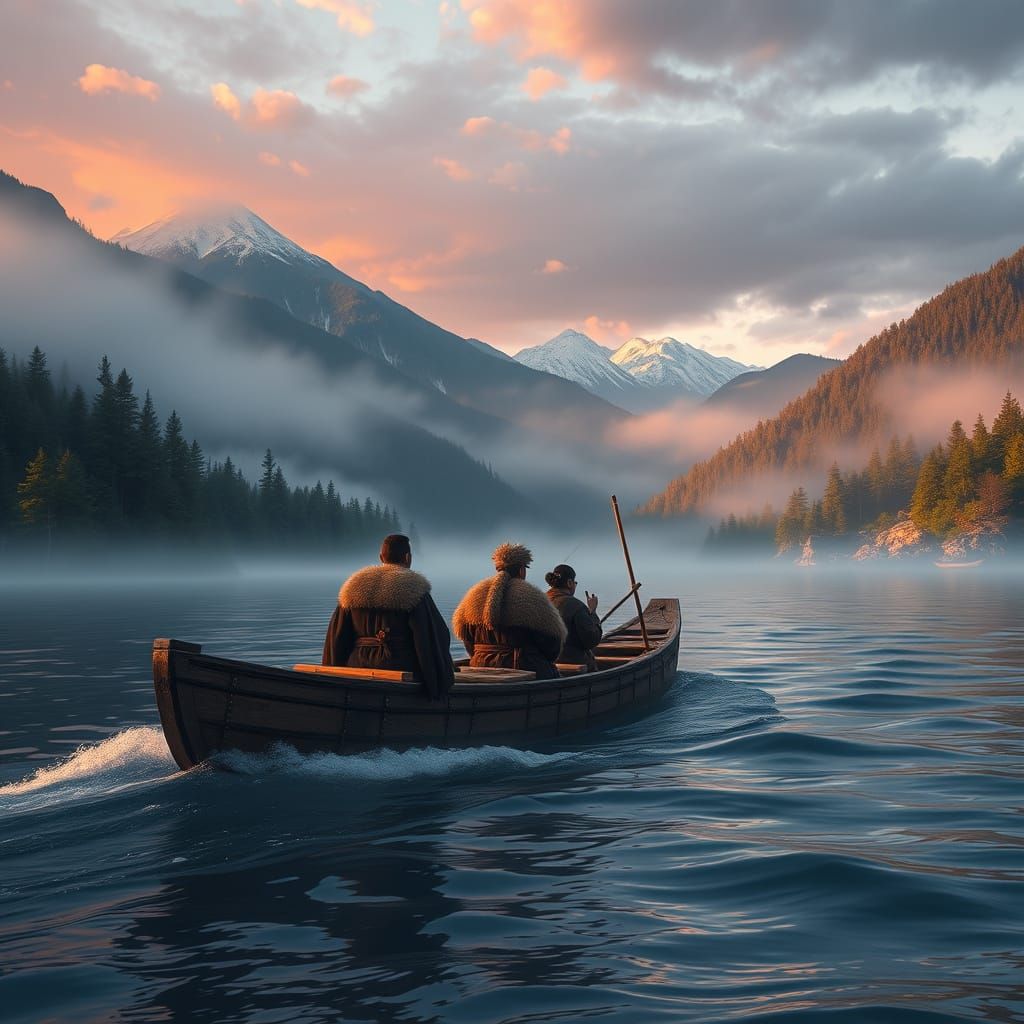 Traditional Japanese Ainu Voyage Across Hokkaido's Lush Wild...