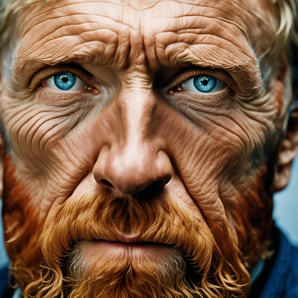 High-Resolution Portrait of Van Gogh Style
