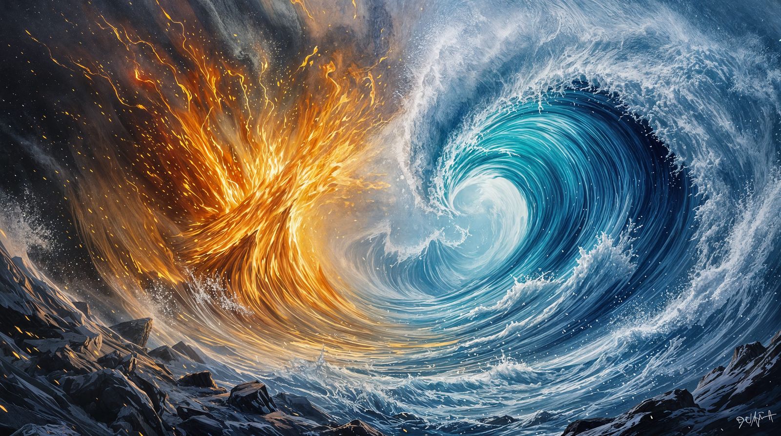 Elements Unleashed in a Norwegian Storm