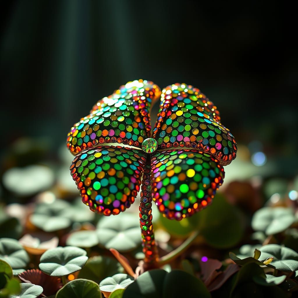 Sequined clover🍀