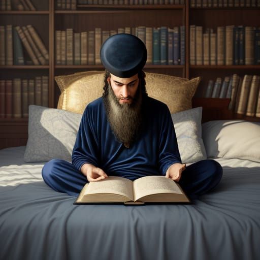 Young Boy's Morning Prayer in Rembrandt Lighting