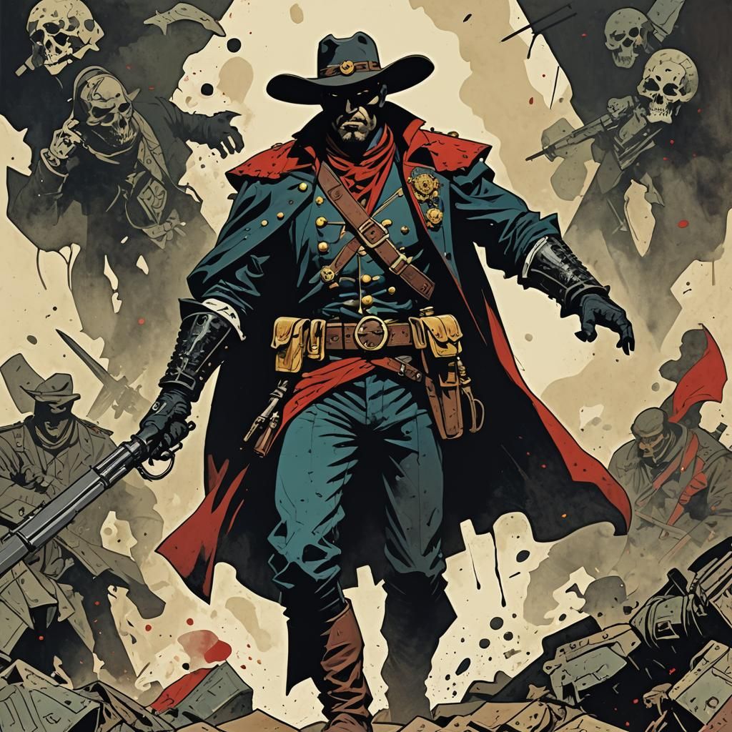Torero Spy in Spanish War, Mignola Style