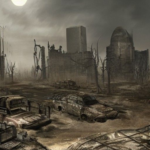 Apocalyptic Wasteland: A Dystopian Vision