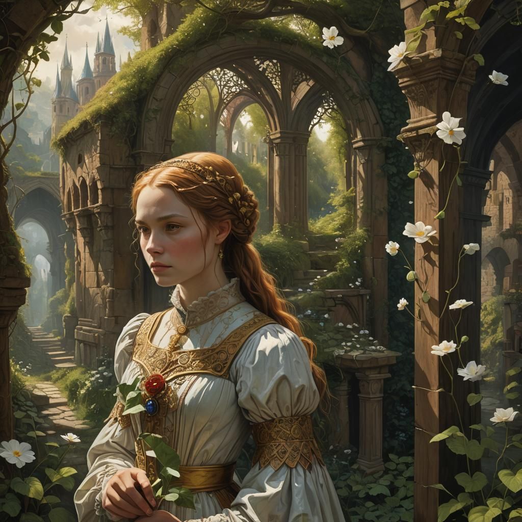 Portrait of Juliet in Surrealist Fantasy Style