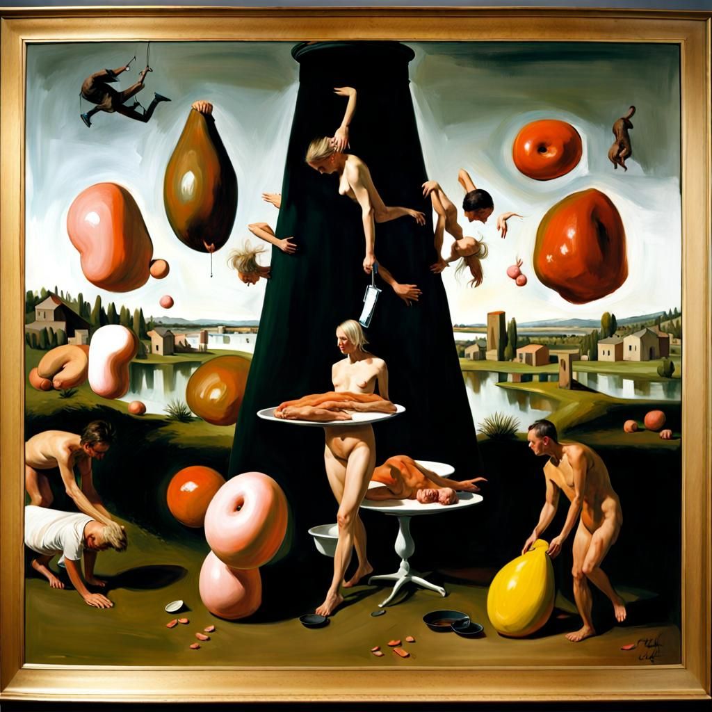 Figurative Carnage: Expressive Photorealistic Mayhem