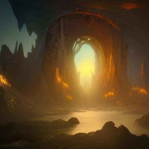 Detailed Matte Painting of the Rapture