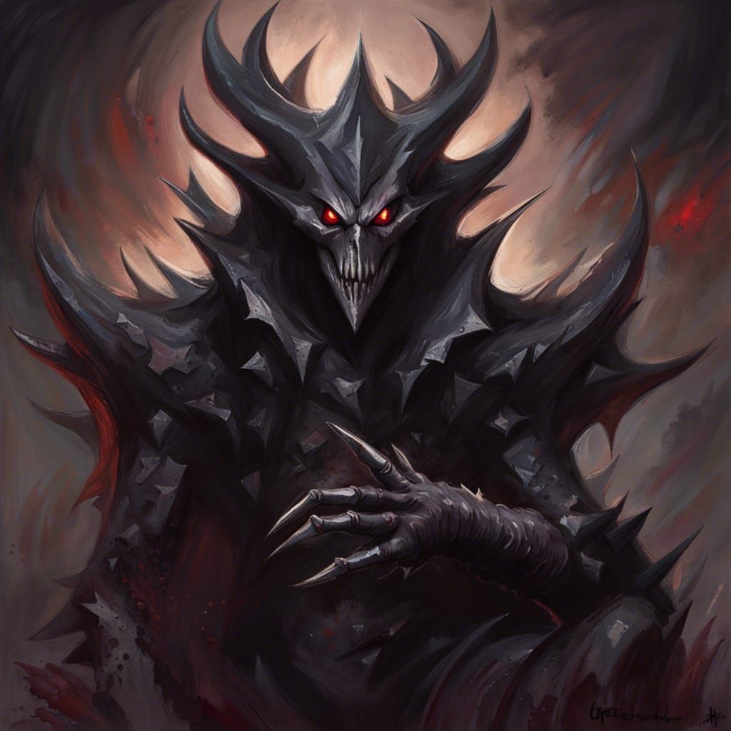 Sinister Punk Goth Chaos Lord by Rutkowski