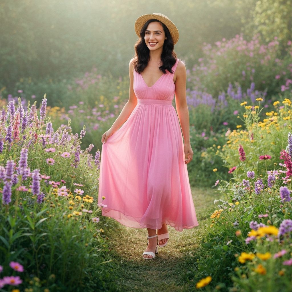 Vintage Portrait of a Young Woman in 1950s Style