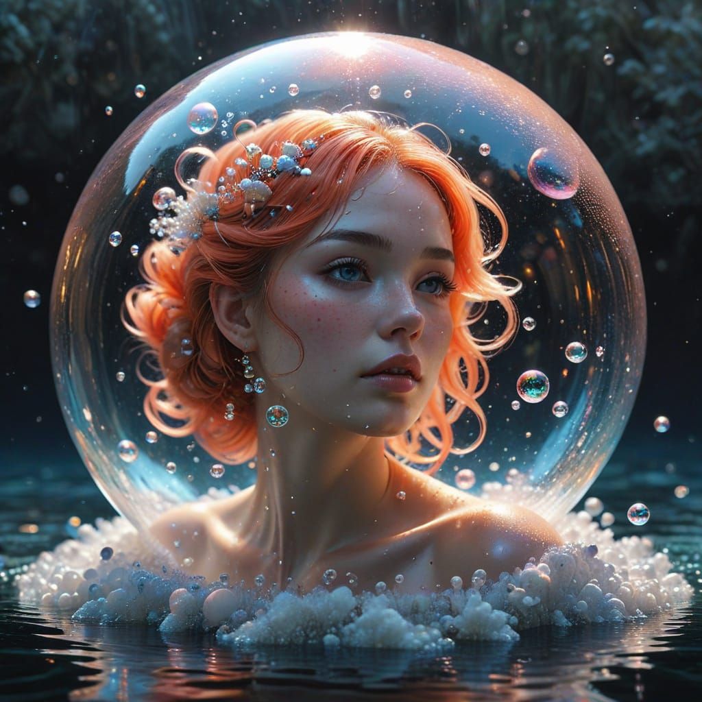 Magical artist 👩‍🎨 ✨ Dreaming bubbles