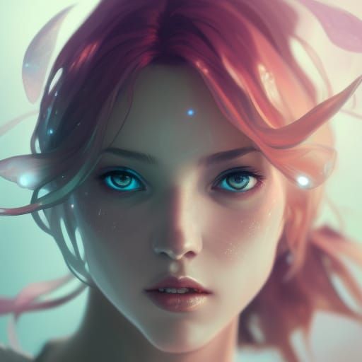 Destiny Fairy Portrait in Hyperdetailed Style