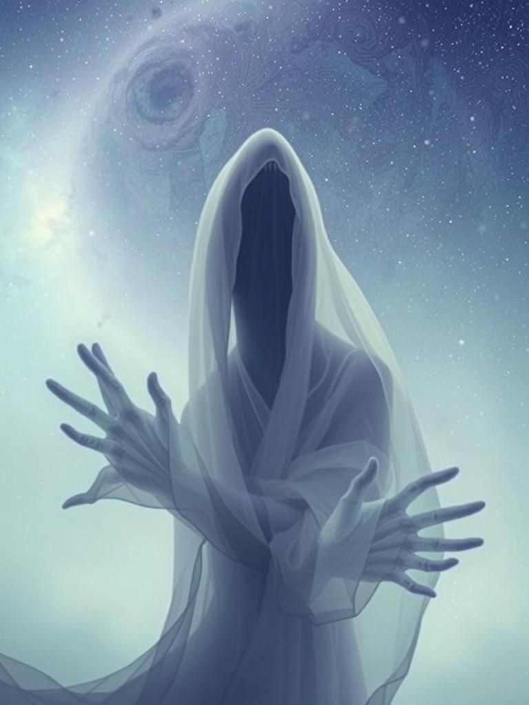 Surreal Starry Night Wraiths and Spirits