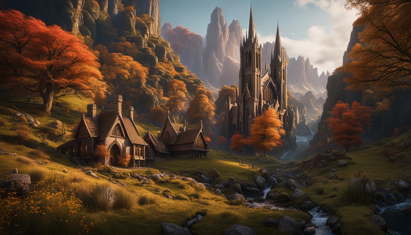 Gallifrey Inspired landscape