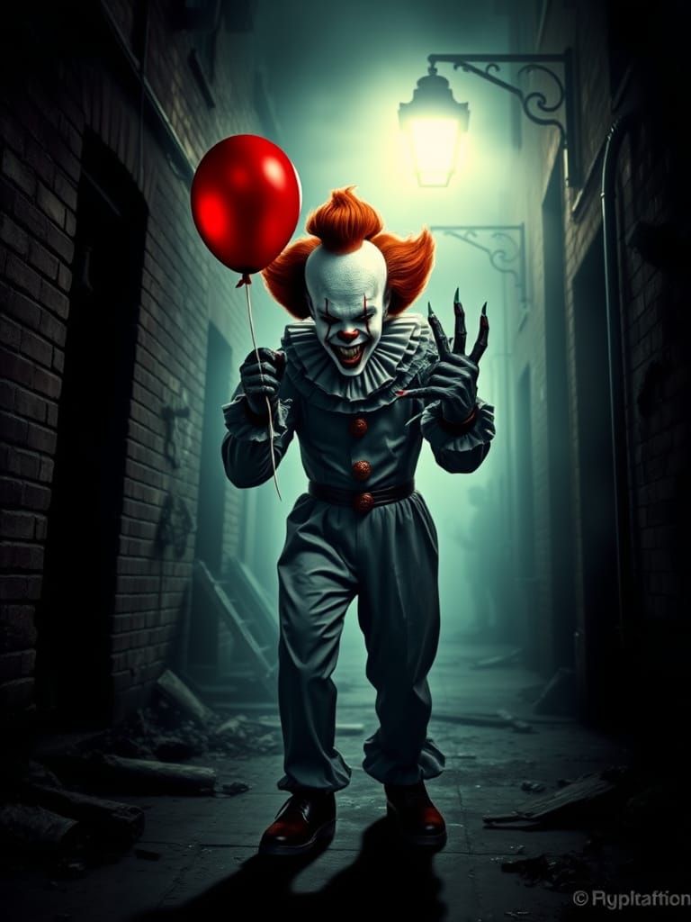 A terrifying fusion of Pennywise and Freddy Krueger