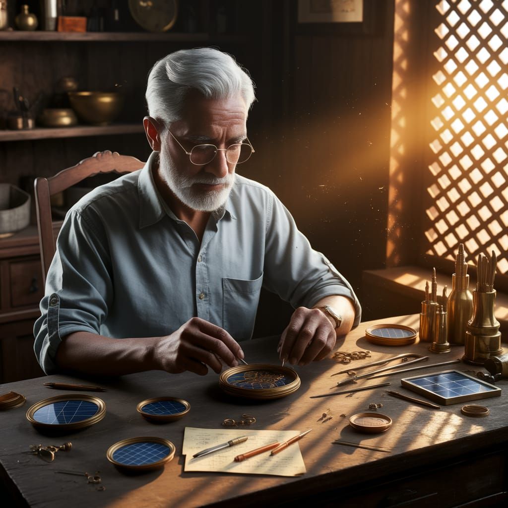 Solar Watchmaker in Heritage Workshop