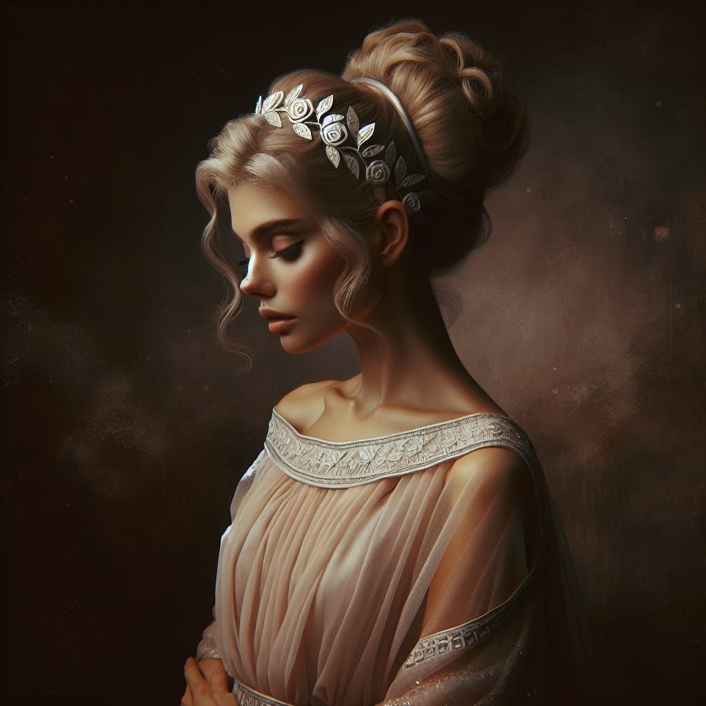 Aidos: Greek Goddess of Modesty in Digital Art