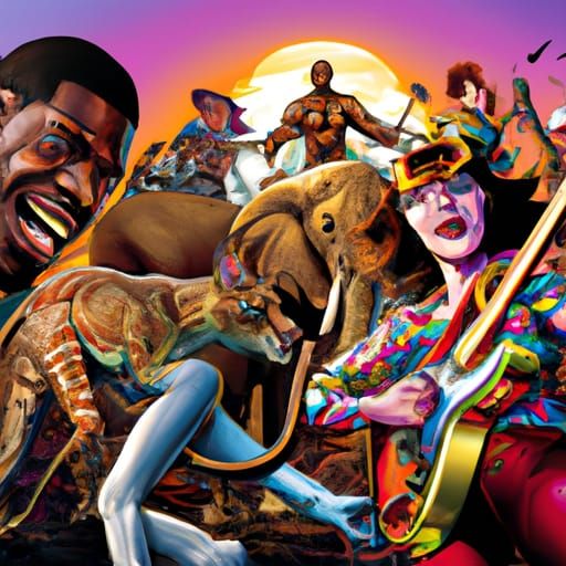 Earth Wind and Fire on Safari