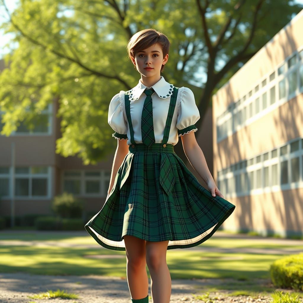 Youthful Gentleman in Pastel Hues