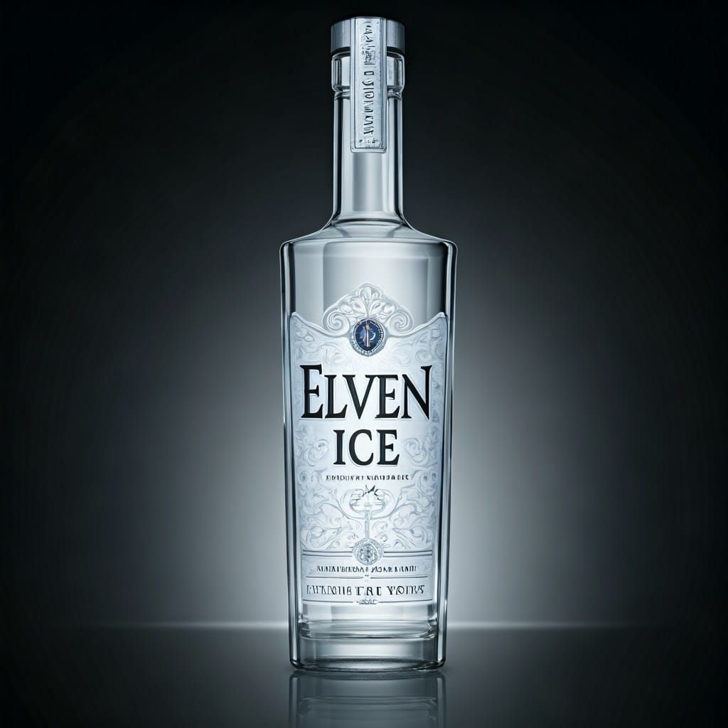 Ethereal Elven Vodka Concoction in Icy Clarity