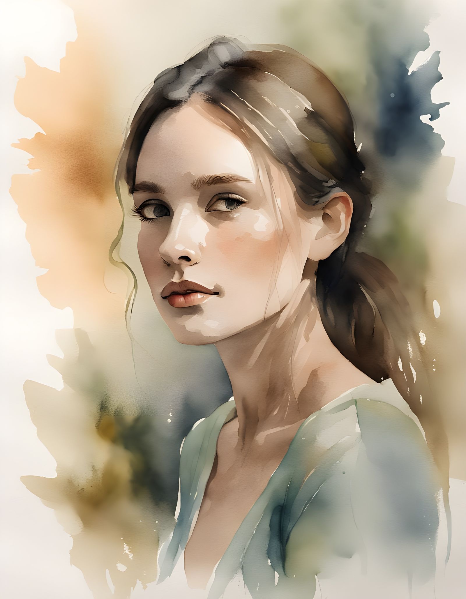 Svirfneblin Maiden in Watercolour