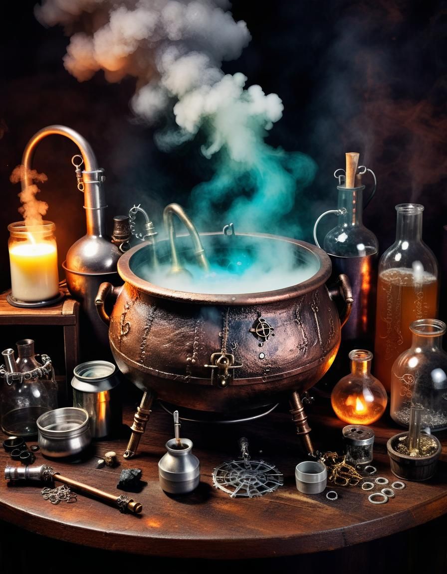 The alchemist's potion table