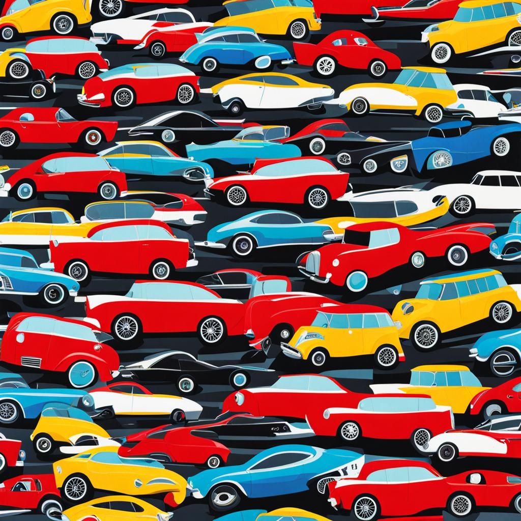 AI Generated Image of Cars