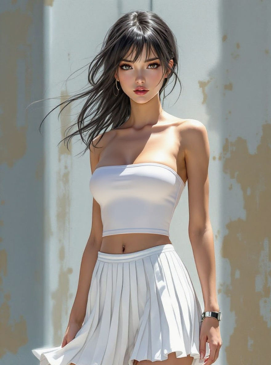 Anime Spy Unit in Silver and White