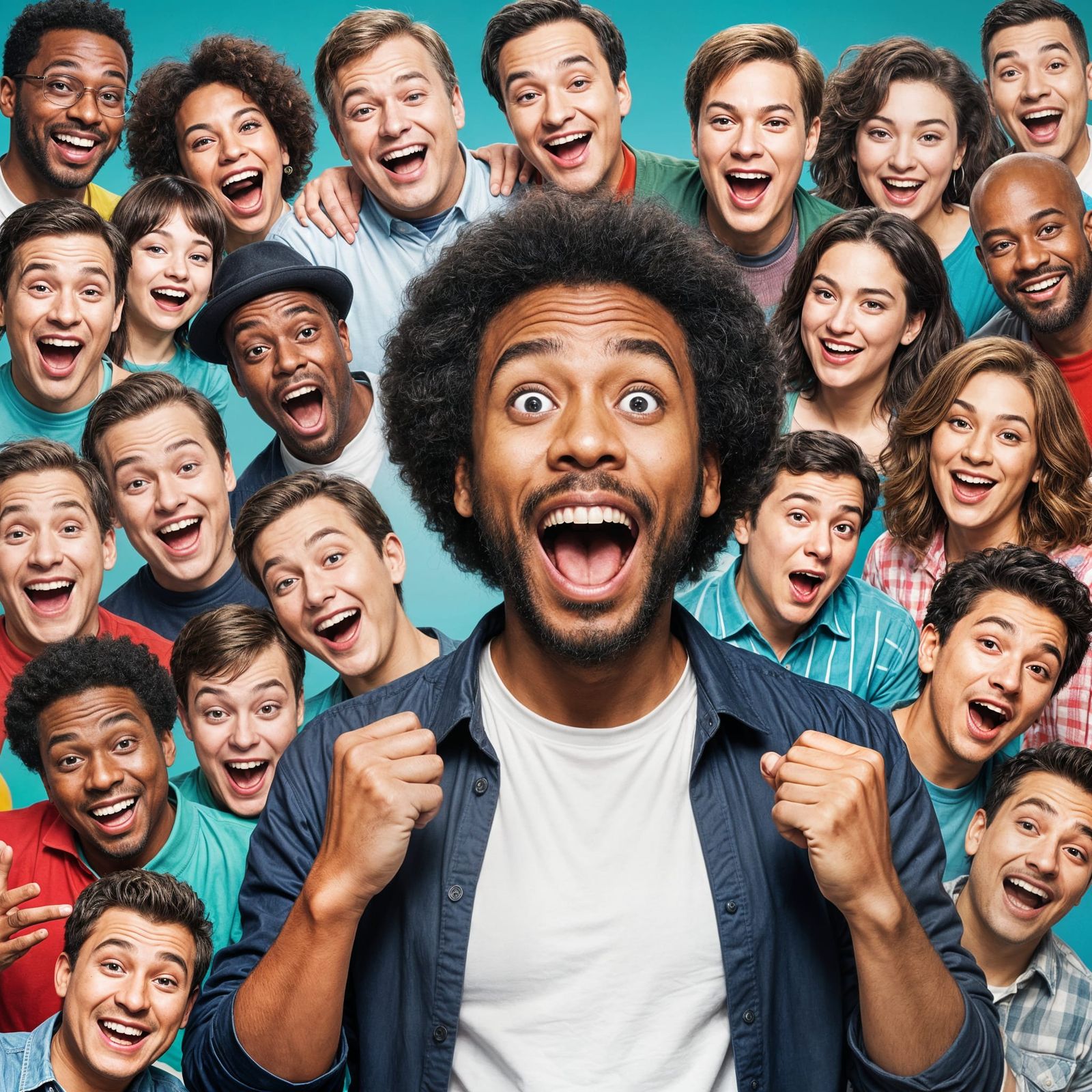 Laughter and Joy Unite the World in Vibrant Colors