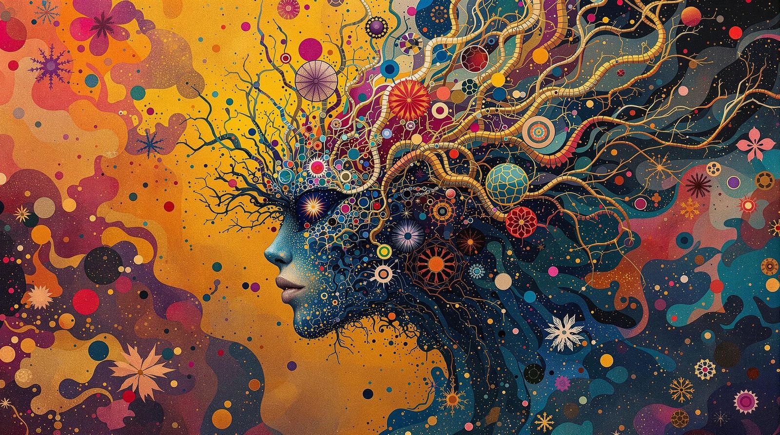 Surreal Mad Hat in a Fractal World