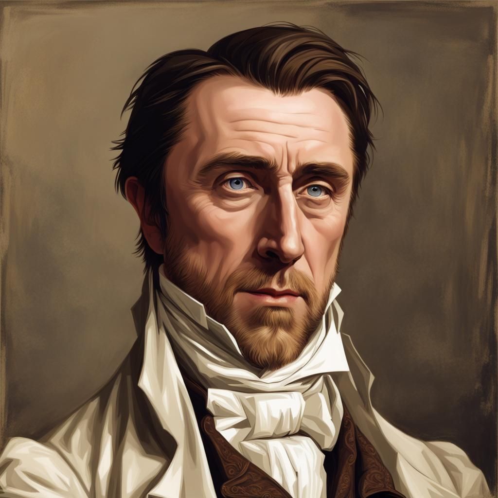Tim Roth as Regency Gentleman, Ingres Style