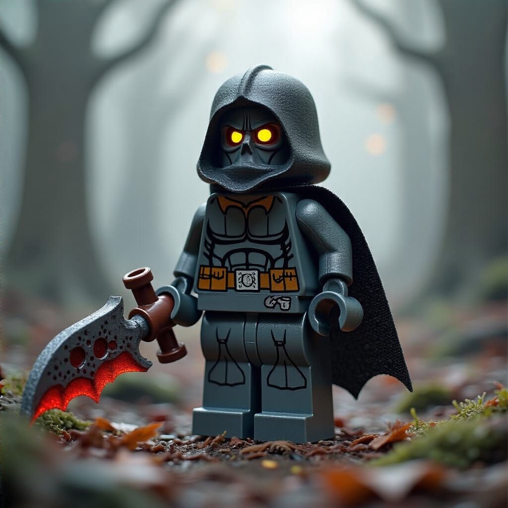 Grimdark Scene Constructed from LEGO Bricks