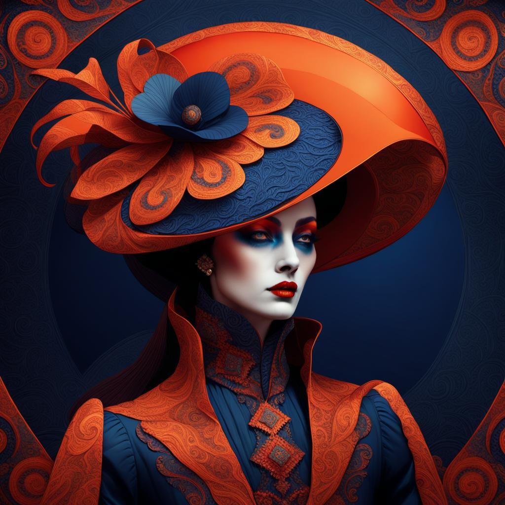 Dramatic Baroque Portrait of Mysterious Figure