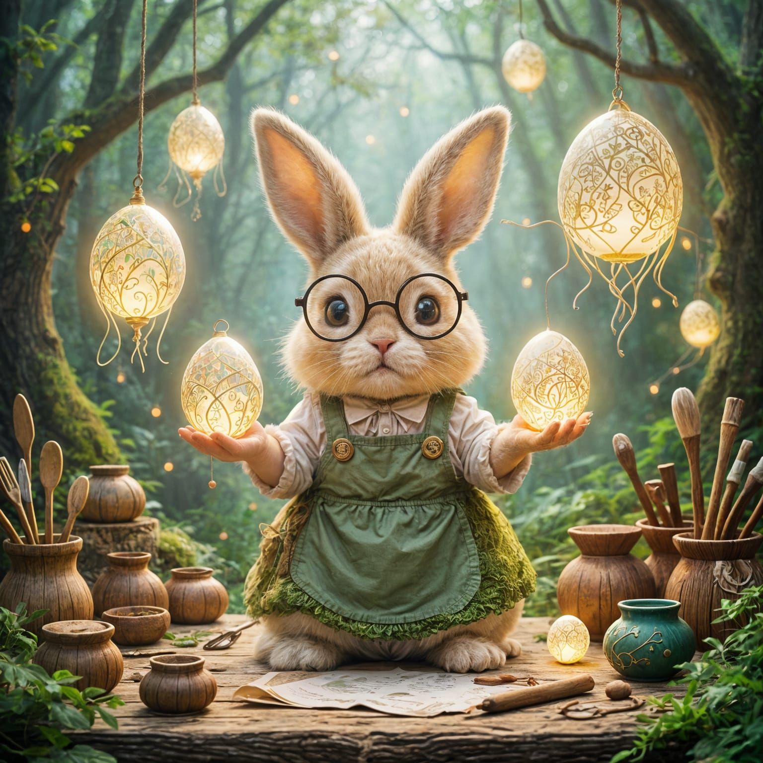 The Magician of Luminous Eggs