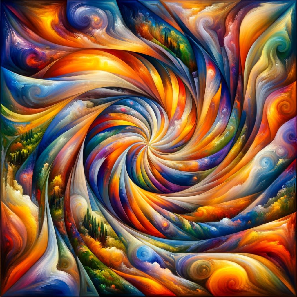 Chaotic Kaleidoscope of Nature in Romanticism Style