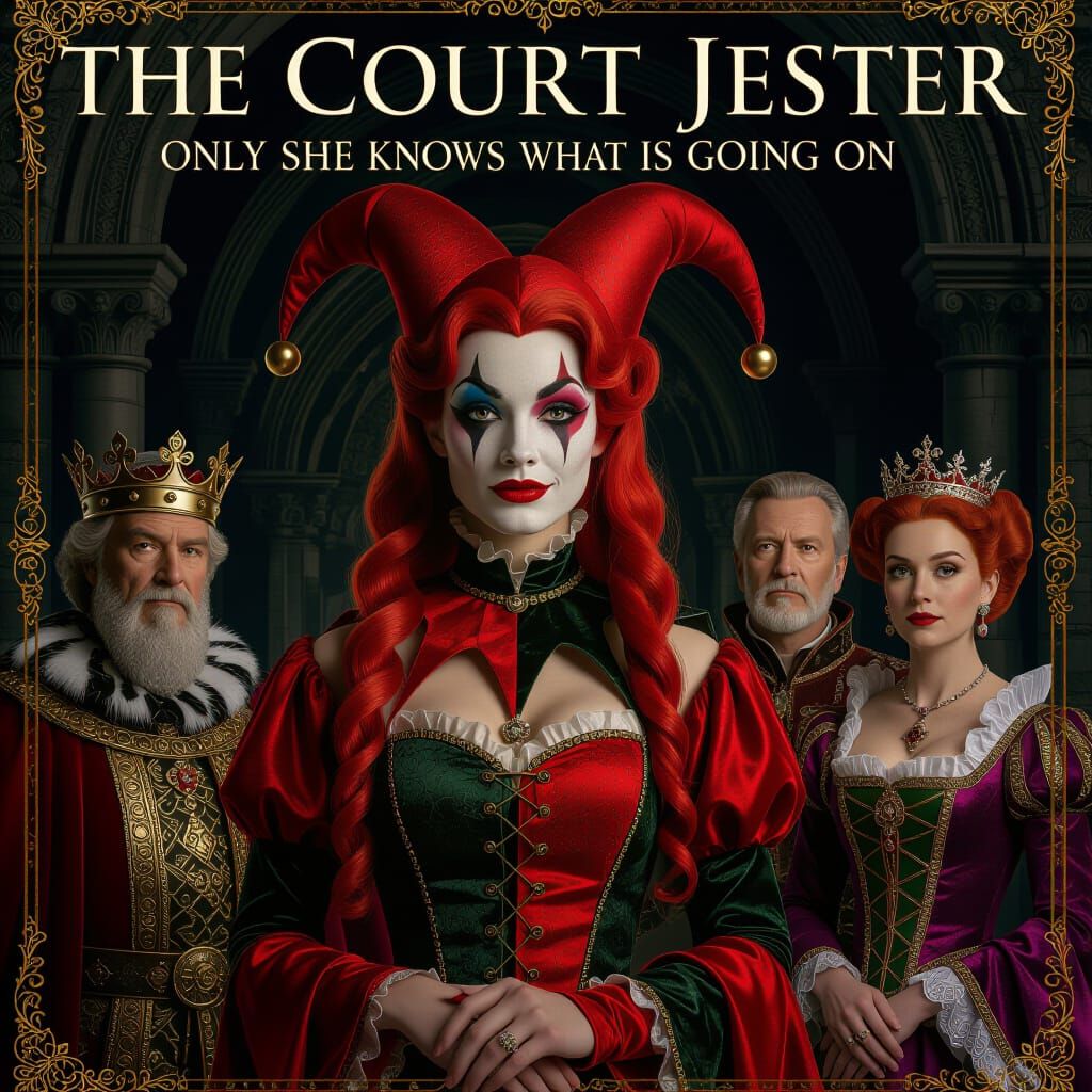 Movie Poster: The Court Jester with Confused Nobles