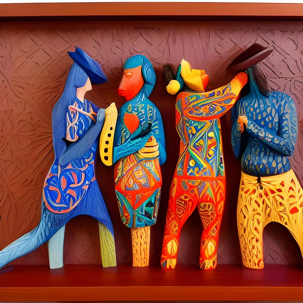 Folk Art Debauchery in Symmetrical Harmony