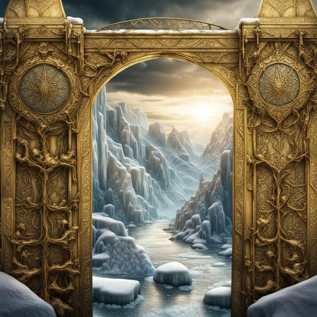 Golden Bridge Tarot Card Worlds Beyond