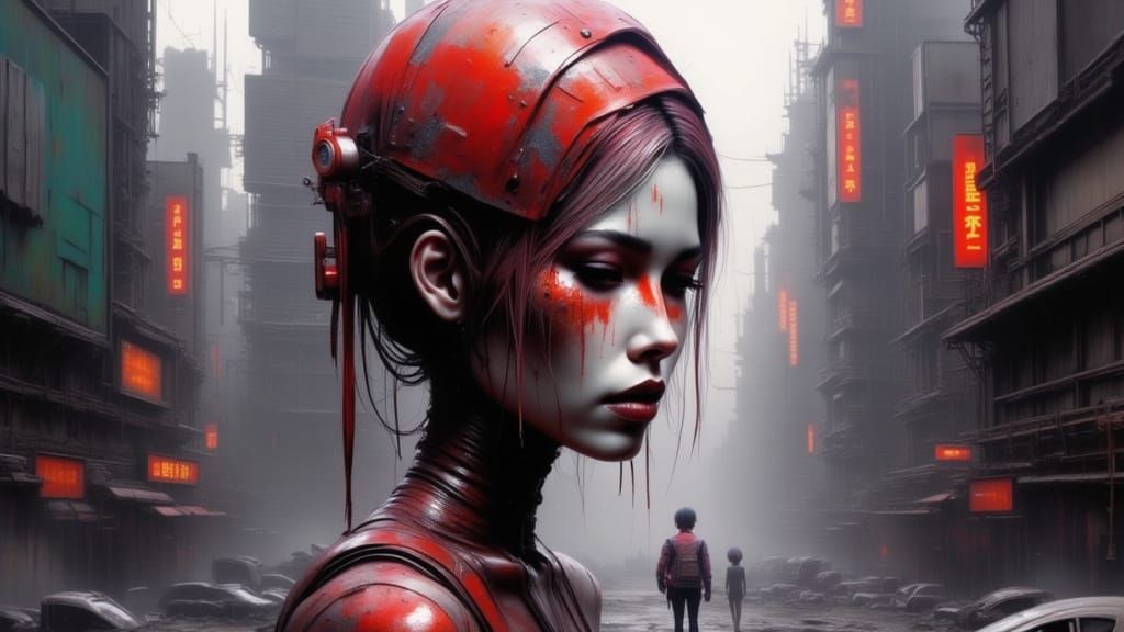 City Between Light and Darkness: Concept Art