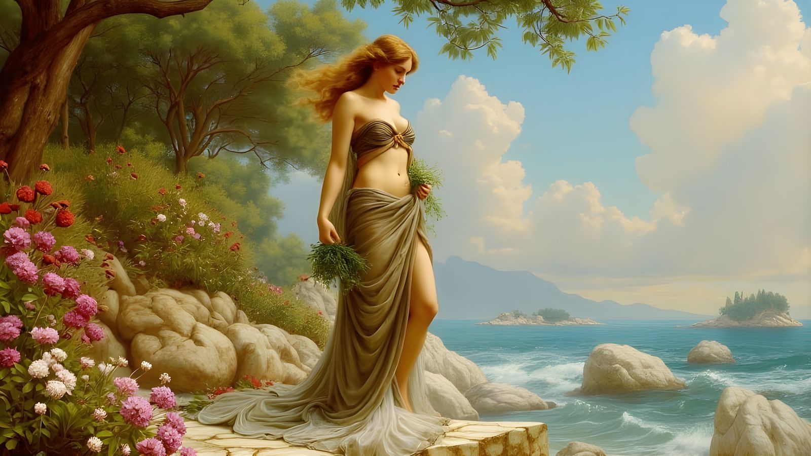 Birth of Venus as a Wave-Like Goddess