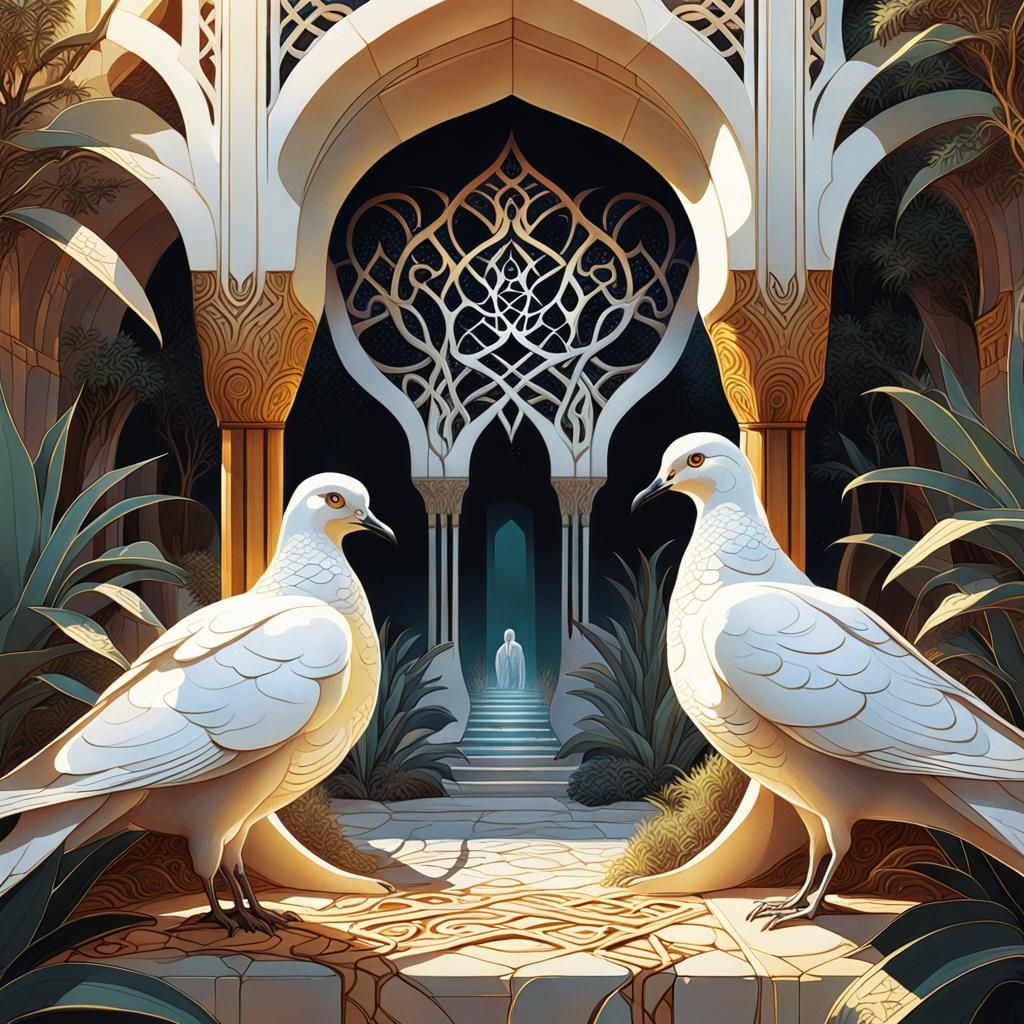 Doves in Golden Lattice