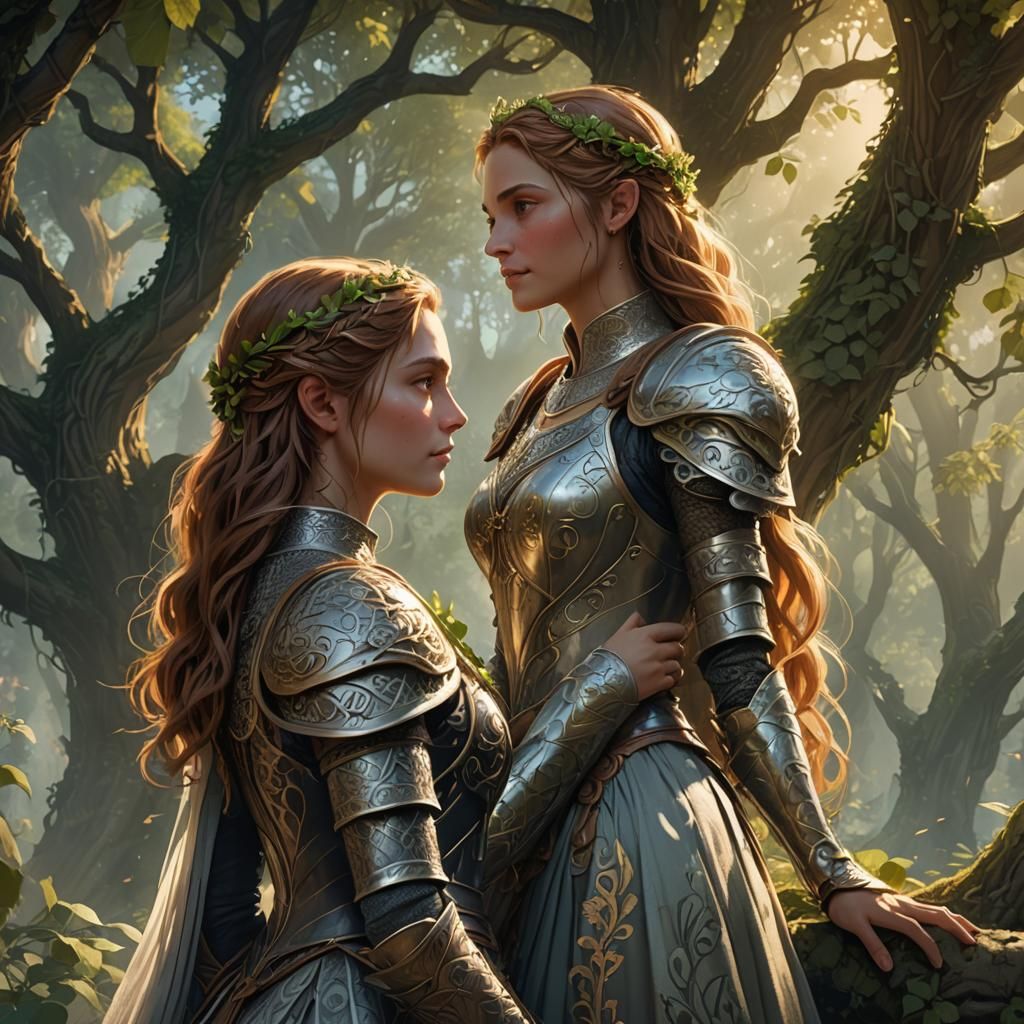 Fantasy Realm Close-Up: Elas and Anna in Unreal Engine 5