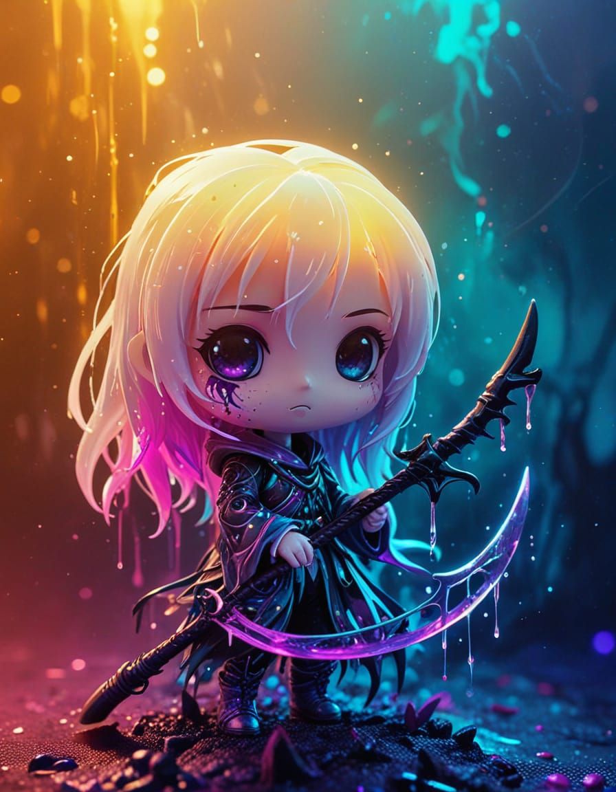 Ethereal Spectre in Cinematic Moonlight