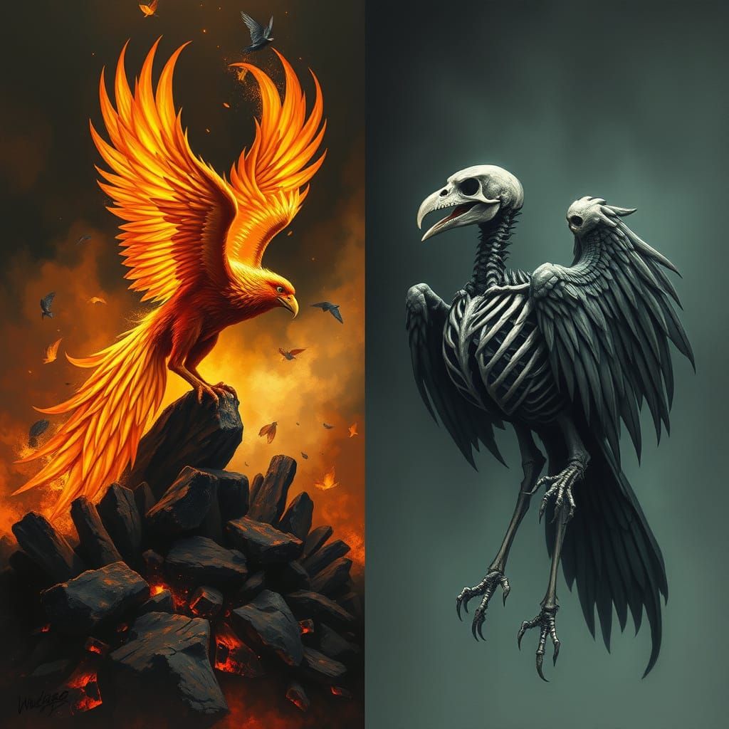 Phoenix Rising: A Dark Fantasy Transformation