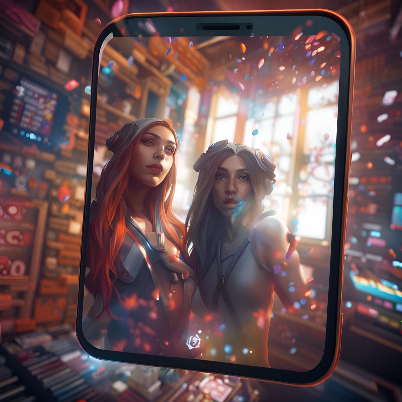 AI Code Selfie: Hyperdetailed Digital Portrait