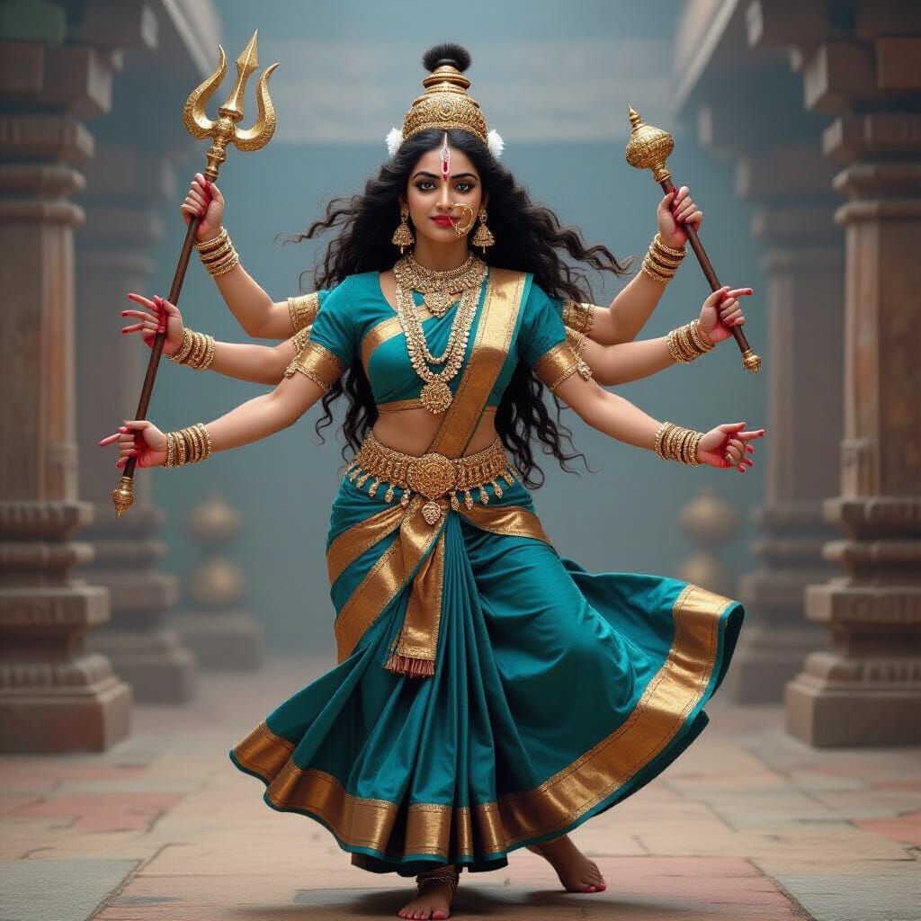 Goddess Maha Kali Maa in Wild Ecstatic Dance