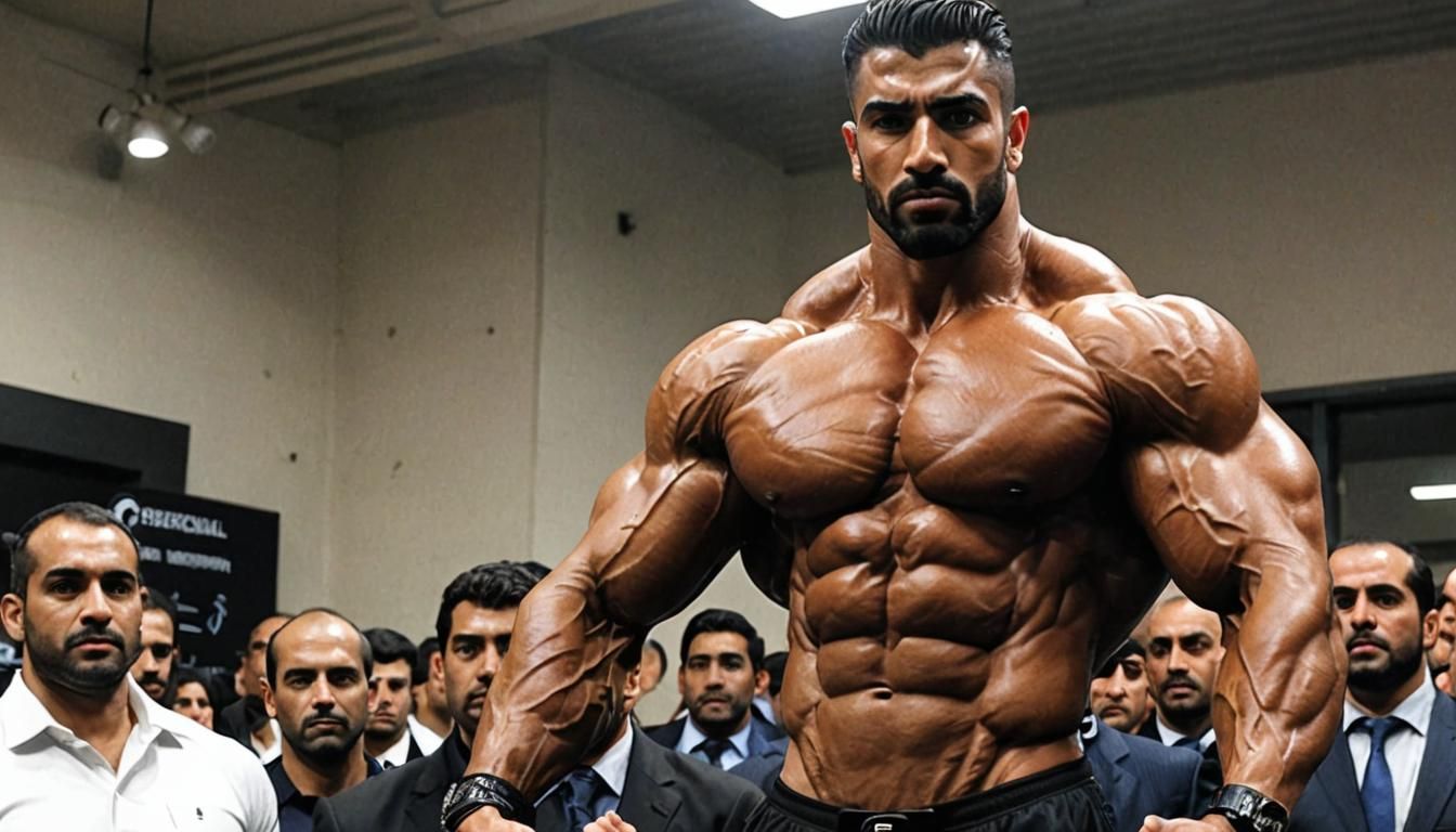 Worshipped Alpha Arab Bodybuilder: A Powerful Image