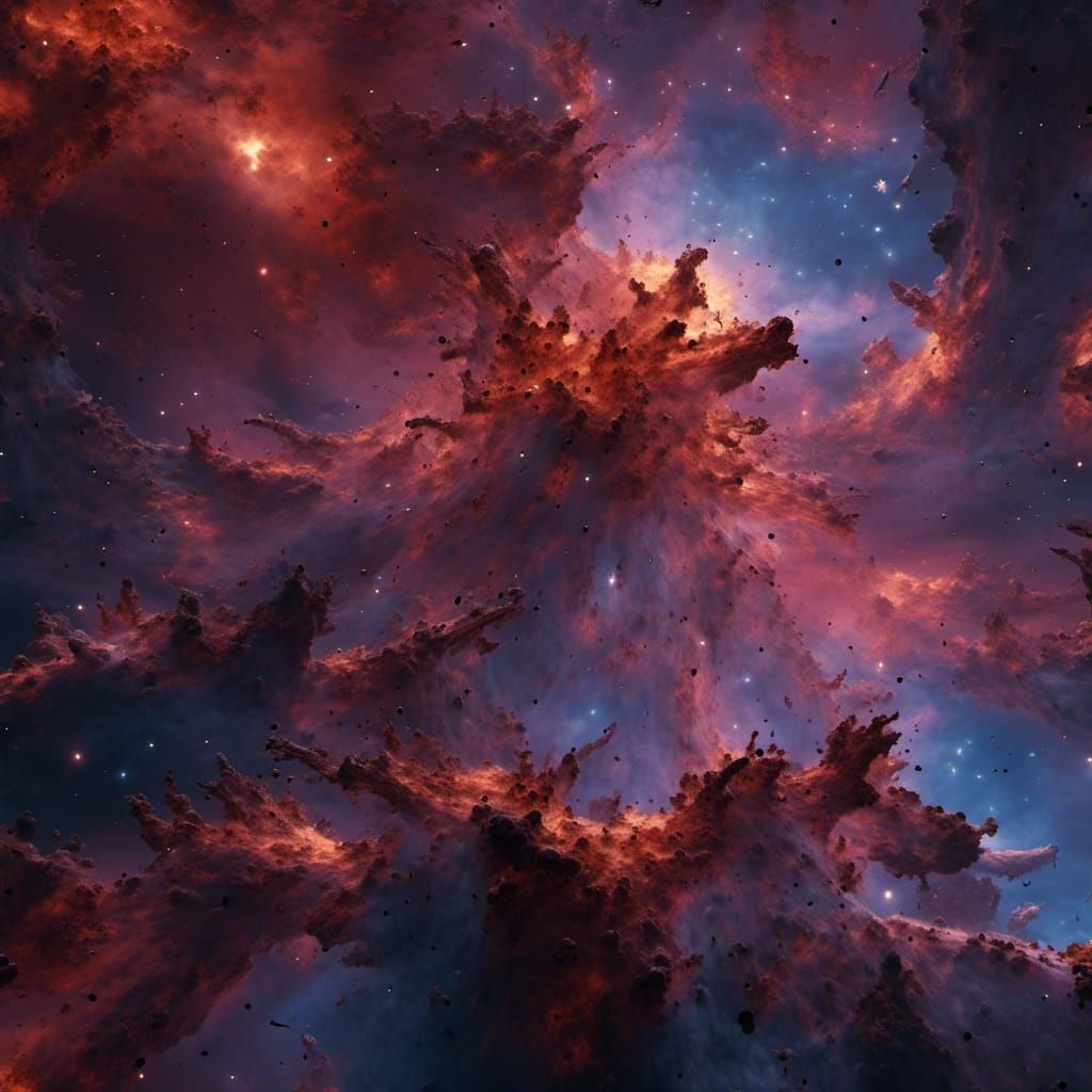 Eagle Nebula Masterpiece in Hyperreal Detail
