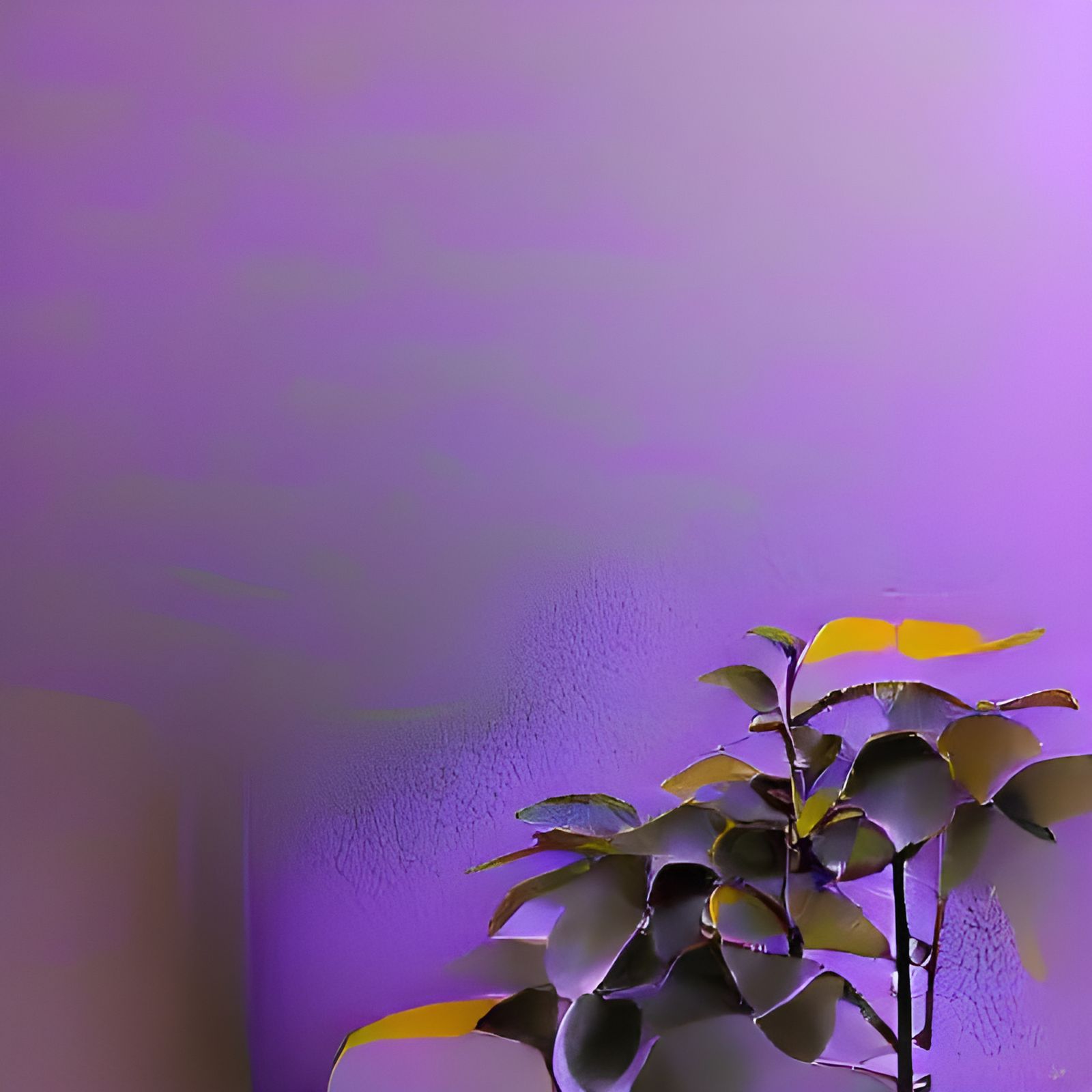 Abstract Color Blocks in Grey, Purple, Yellow