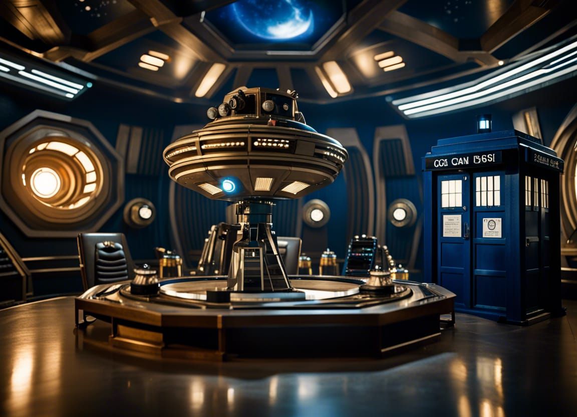 TARDIS Console Room in Cinematic 8k