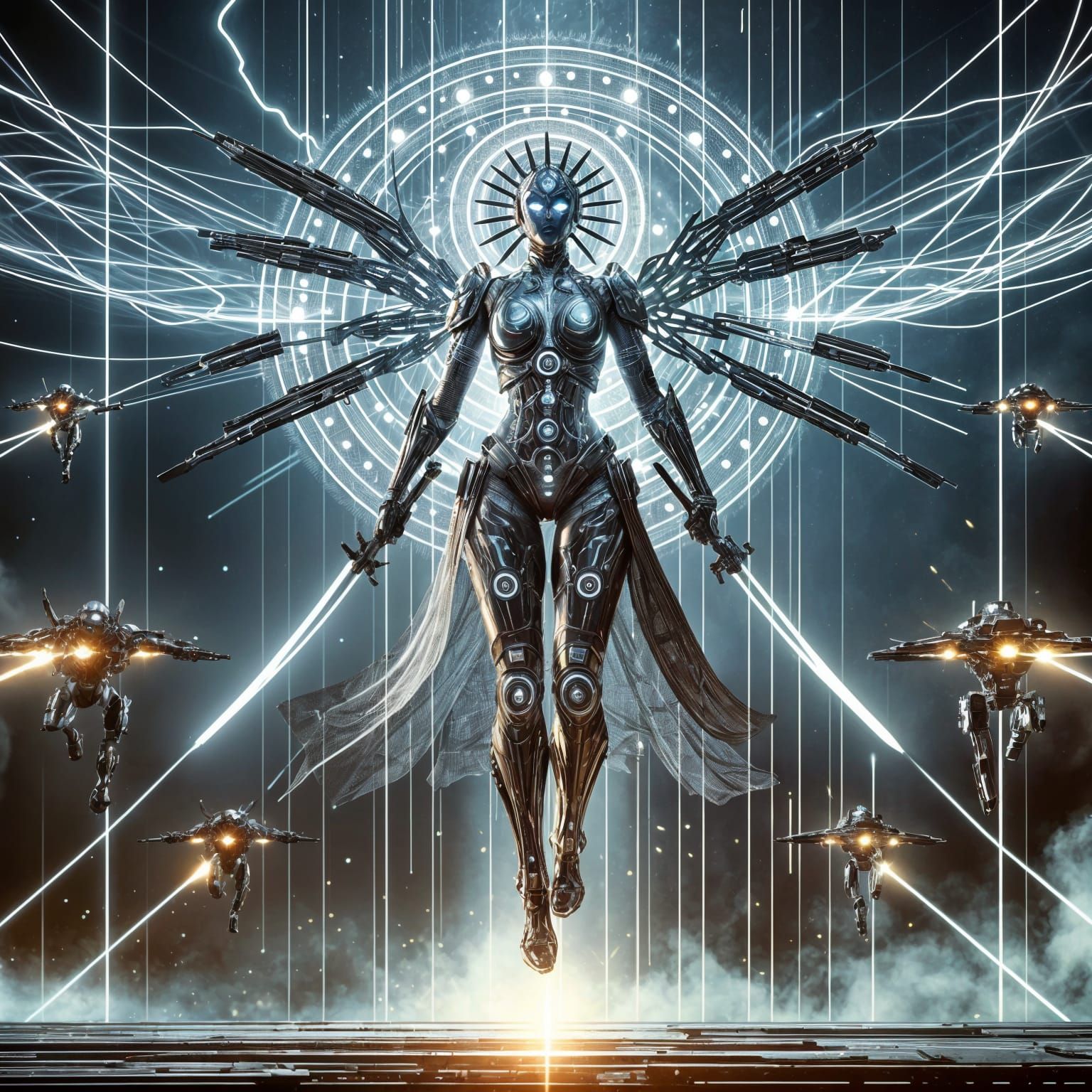 Armored South Asian Spirit Wielding Swords