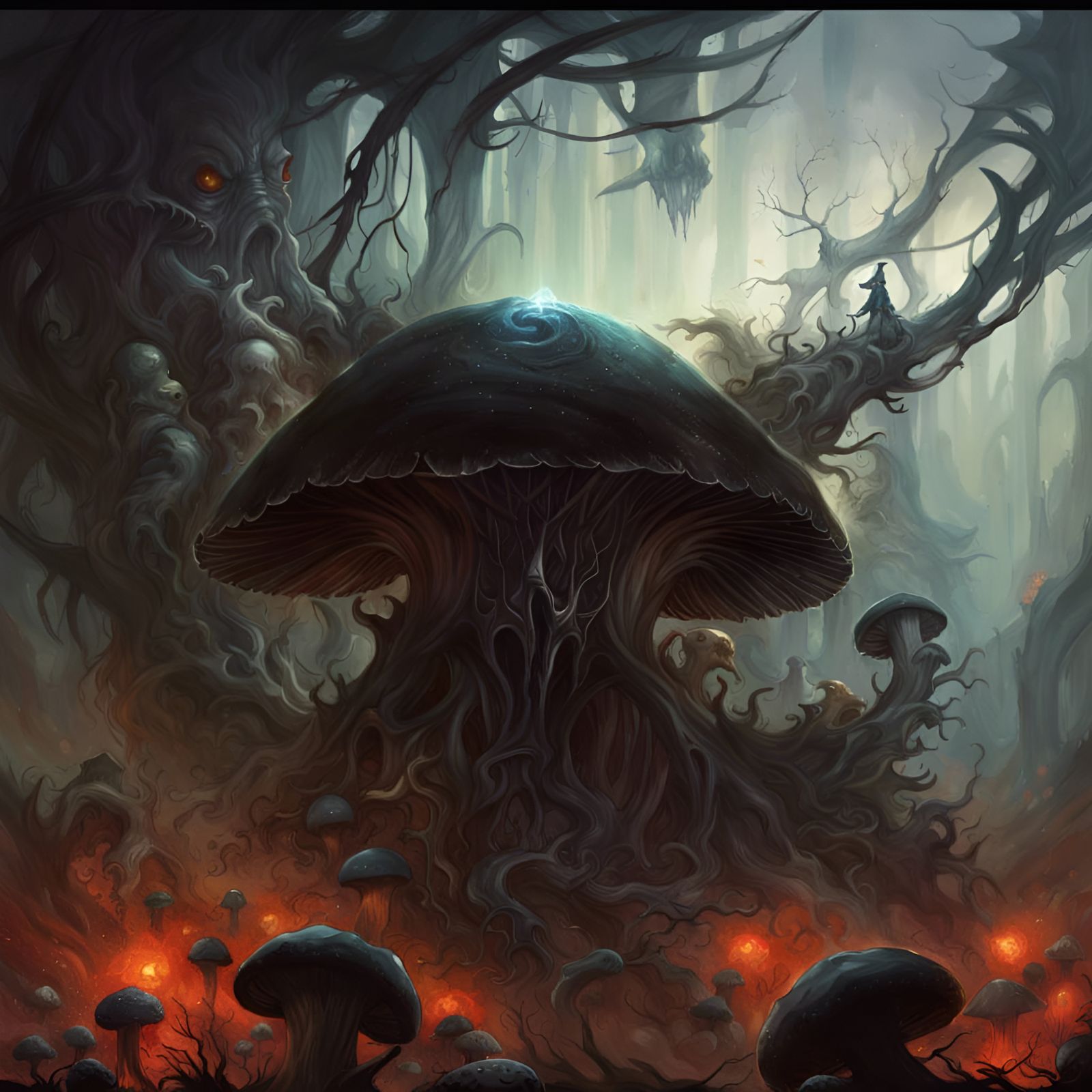 The Evil Shroom of Doom: Digital Art